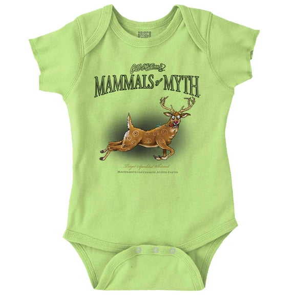 Gill McFinn Funny Whitetail Hunting Romper Boys or Girls Infant Baby Brisco Brands 12M