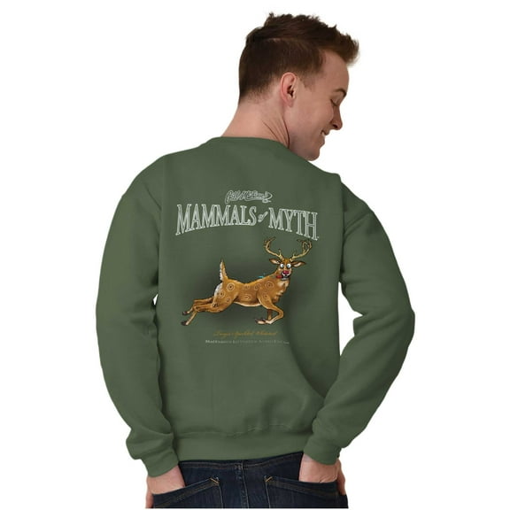 Gill McFinn Funny Whitetail Hunting Unisex Plus Fleece Graphic Sweatshirt Brisco Brands 3X