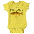 thumbnail image 1 of Gill McFinn Golden Trout Fish Fishing Romper Boys or Girls Infant Baby Brisco Brands NB, 1 of 7
