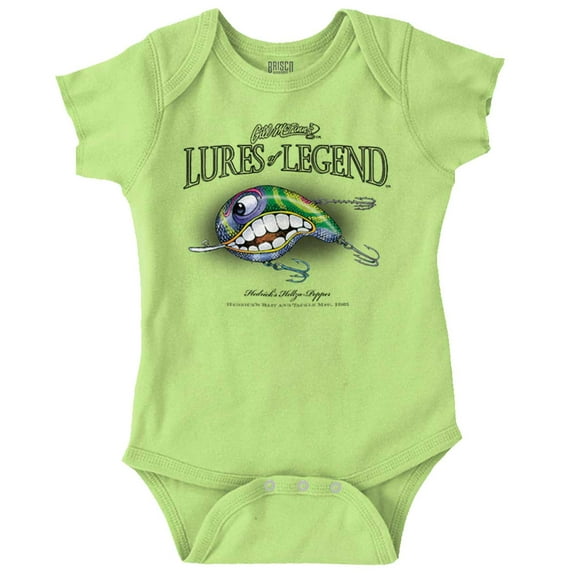 Gill McFinn Hellza Popper Fisherman Romper Boys or Girls Infant Baby Brisco Brands 12M