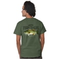 thumbnail image 1 of Gill McFinn Largemouth Bass Fisherman Men's Graphic T Shirt Tees Brisco Brands S, 1 of 6