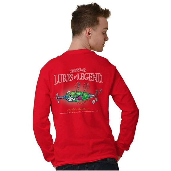 Gill McFinn Mad Minnow Fishing Fisher Plus Size Long Sleeve Graphic Tee Shirt Brisco Brands 2X