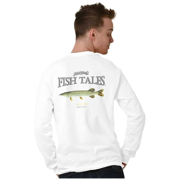 Gill McFinn Northern Pike Fishing Long Sleeve TShirt Men Women Brisco Brands S