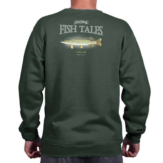 Gill McFinn Northern Pike Fishing Sweatshirt for Men or Women Brisco Brands M