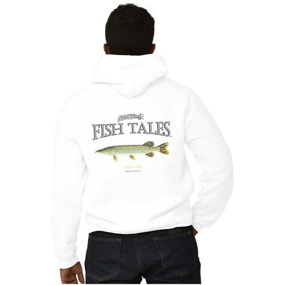 Gill McFinn Northern Pike Fishing Zip Up Hoodie Men's Women's Brisco Brands X