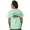 thumbnail image 1 of Gill McFinn Painted Greenling Fishing Plus Size Crewneck Graphic Tee Shirt Brisco Brands 2X, 1 of 5