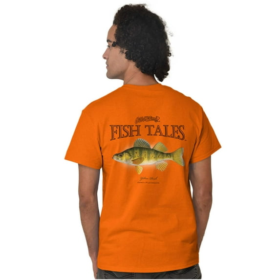 Gill McFinn Perch Fish Angler Fishing Men's Graphic T Shirt Tees Brisco Brands M