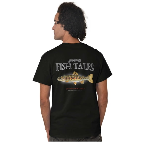 Gill McFinn Redbank Trout Fishing Plus Size Crewneck Graphic Tee Shirt Brisco Brands 3X