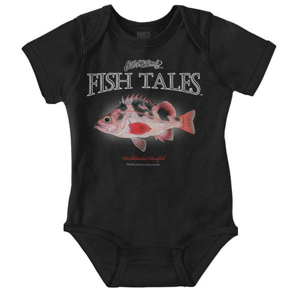 Gill McFinn Rockfish Fisherman Fish Romper Boys or Girls Infant Baby Brisco Brands 12M