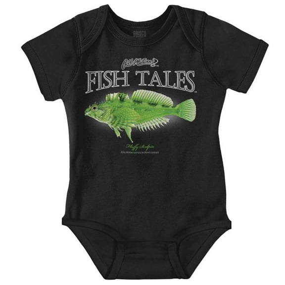 Gill McFinn Sculpin Fishing Fish Romper Boys or Girls Infant Baby Brisco Brands 12M