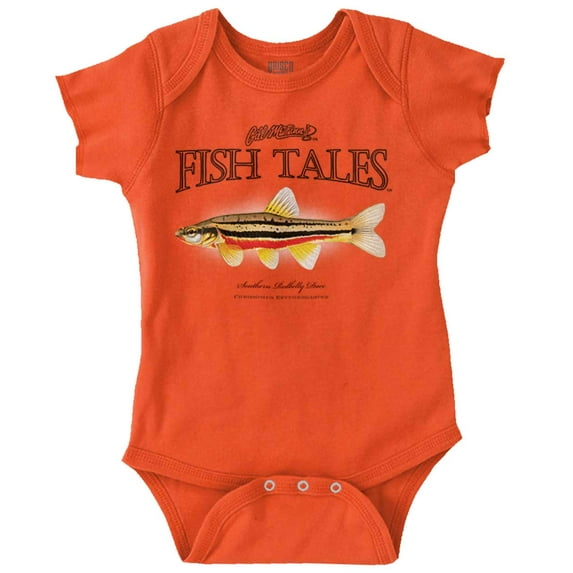 Gill McFinn Southern Redbelly Fishing Romper Boys or Girls Infant Baby Brisco Brands 12M