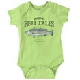 thumbnail image 1 of Gill McFinn Spotted Seatrout Fishing Romper Boys or Girls Infant Baby Brisco Brands 12M, 1 of 6