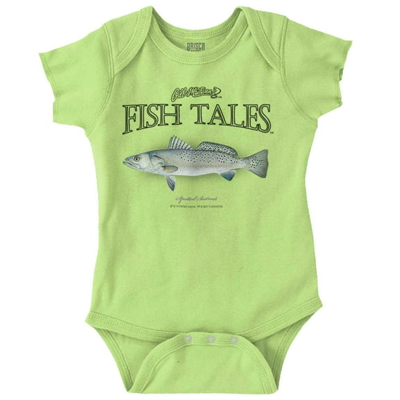 Gill McFinn Spotted Seatrout Fishing Romper Boys or Girls Infant Baby Brisco Brands 6M