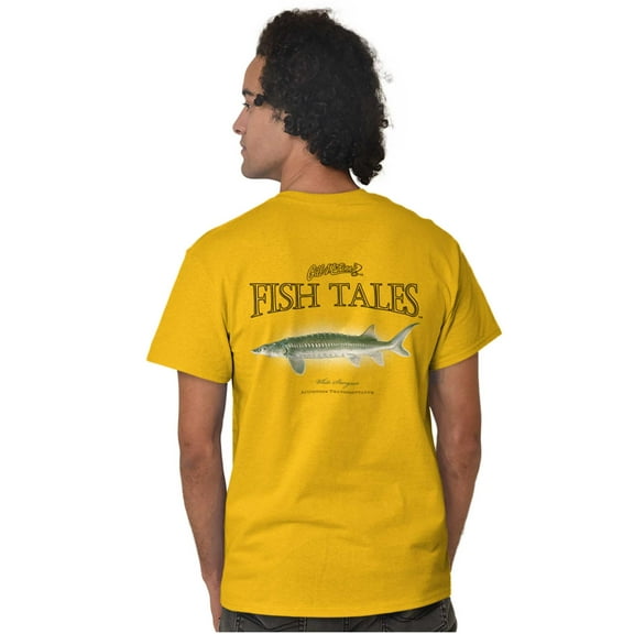 Gill McFinn Sturgeon Fisherman Fisher Men's Graphic T Shirt Tees Brisco Brands S