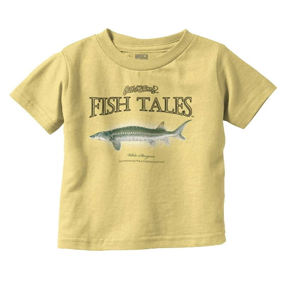 Gill McFinn Sturgeon Fisherman Fisher Toddler Boy Girl T Shirt Infant Toddler Brisco Brands 4T