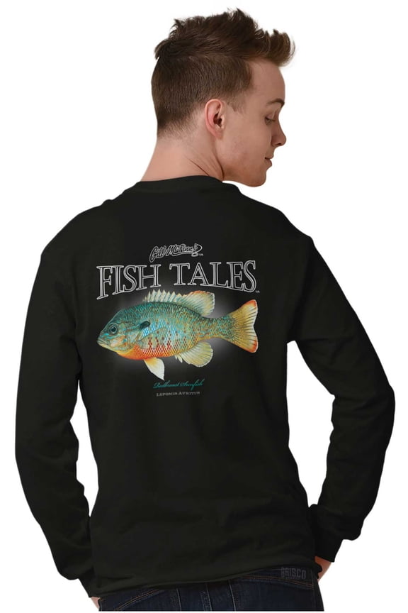 Gill McFinn Sunfish Fisherman Fishing Long Sleeve TShirt Men Women Brisco Brands X