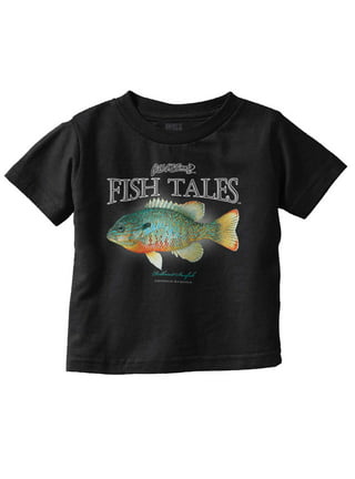 Kids Keepin' It Reel Shirt, Youth Kids Boy Girl T-Shirt, Fishing Shirt,  Fish Pun Shirt, Light Blue, X-Small