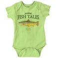 thumbnail image 1 of Gill McFinn Trout Fishing Angler Fish Romper Boys or Girls Infant Baby Brisco Brands 12M, 1 of 6