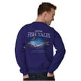 thumbnail image 1 of Gill McFinn Whiskered Catfish Funny Unisex Plus Fleece Graphic Sweatshirt Brisco Brands 4X, 1 of 5