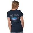thumbnail image 1 of Gill McFinn Whiskered Catfish Funny Womens Fitted Plus Size Graphic Tee Brisco Brands 2X, 1 of 5