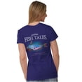 thumbnail image 1 of Gill McFinn Whiskered Catfish Funny Womens Slim Fit Graphic Tee Brisco Brands L, 1 of 5