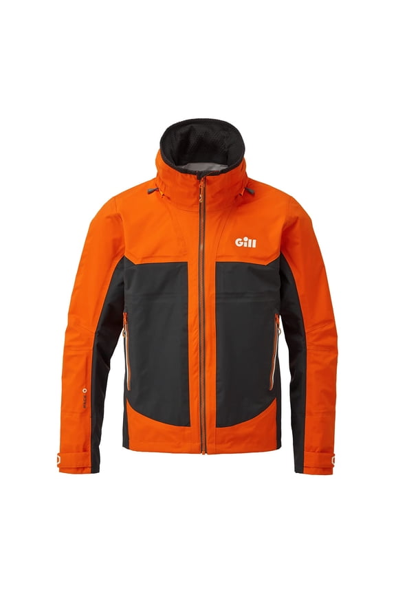 Men's Race Fusion Size Small Tango/Graphite Jacket