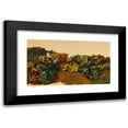thumbnail image 1 of Gilles-François-Joseph Closson 24x15 Black Modern Framed Museum Art Print Titled - Large Butterburr Leaves and Grass (About 1825-1829), 1 of 1
