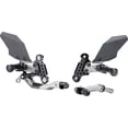thumbnail image 1 of GILLES TOOLING Adjustable Rearset - Black/Chrome AS31GT3-Y15-B, 1 of 1