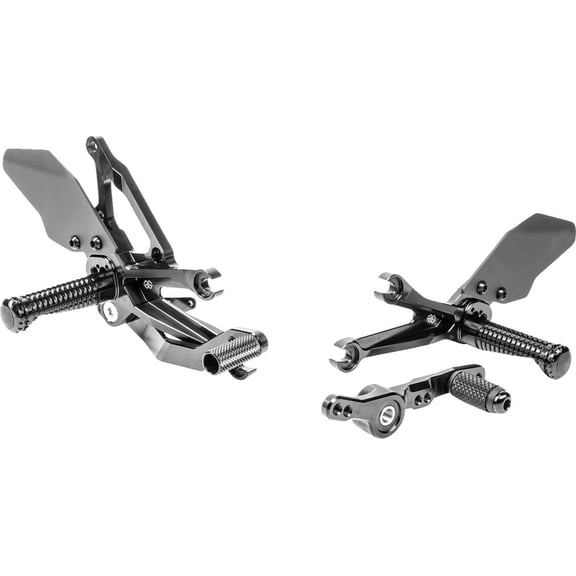 GILLES TOOLING FXR Rearset - Black - Yamaha FXR-Y08-B