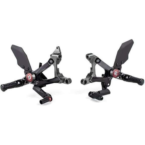 GILLES TOOLING MUE2 Rearset - Black - Ducati MUE2-D02-B