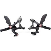 GILLES TOOLING MUE2 Rearset - Black - Ducati MUE2-D02-B