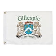 thumbnail image 1 of Gillespie Irish Coat of Arms Small White Flag - 16"x10.5" inches, 1 of 1