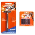 thumbnail image 1 of Gillette 7 O'Clock PII Trac II Razor + 7 O'Clock PII 5 ct. Razor Blades (No Lube Strip), 1 of 1