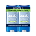 thumbnail image 1 of Gillette Anti-Perspirant Deodorant, Clear Gel Power Rush 3.8 oz, Twin Pack, 1 of 13