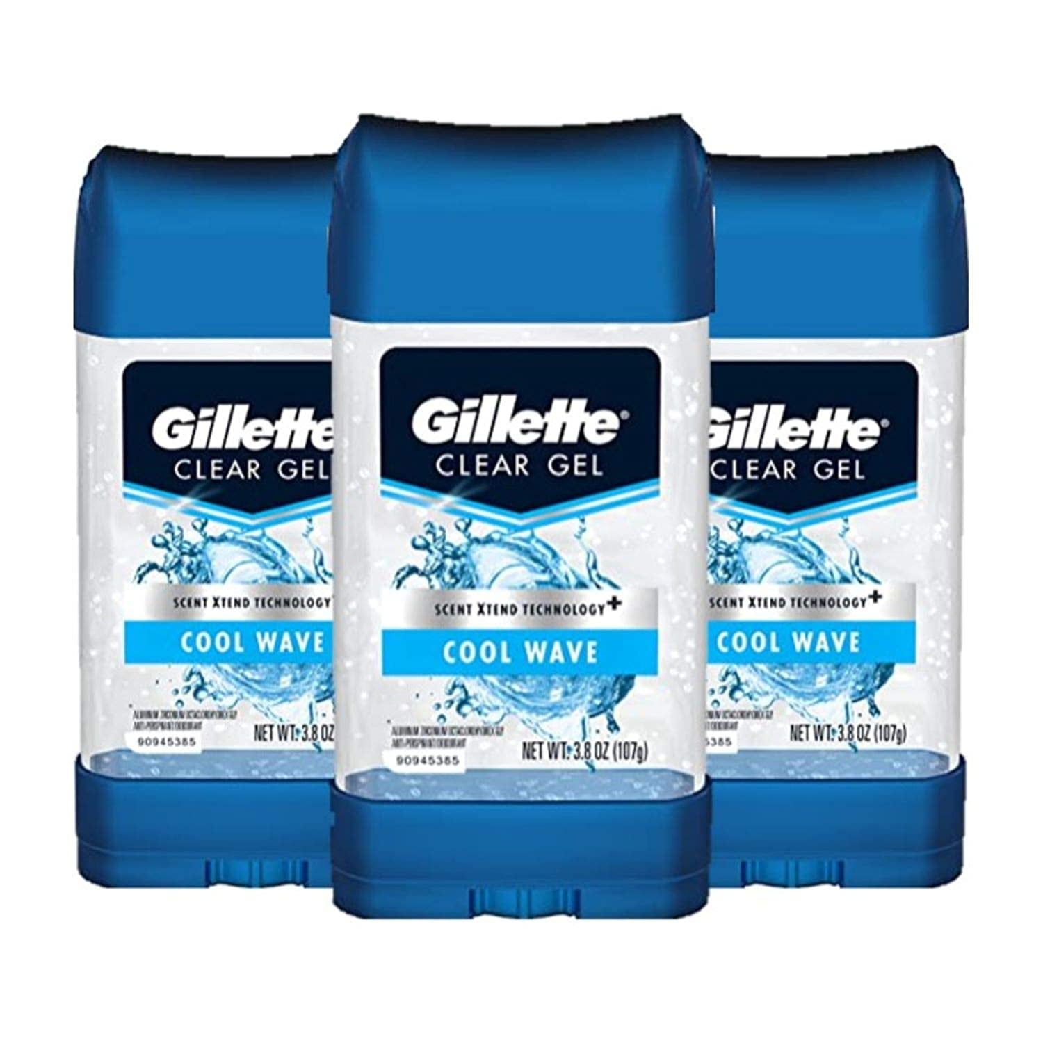 Gillette Antiperspirant Deodorant for Men, Cool Wave Scent, Clear Gel