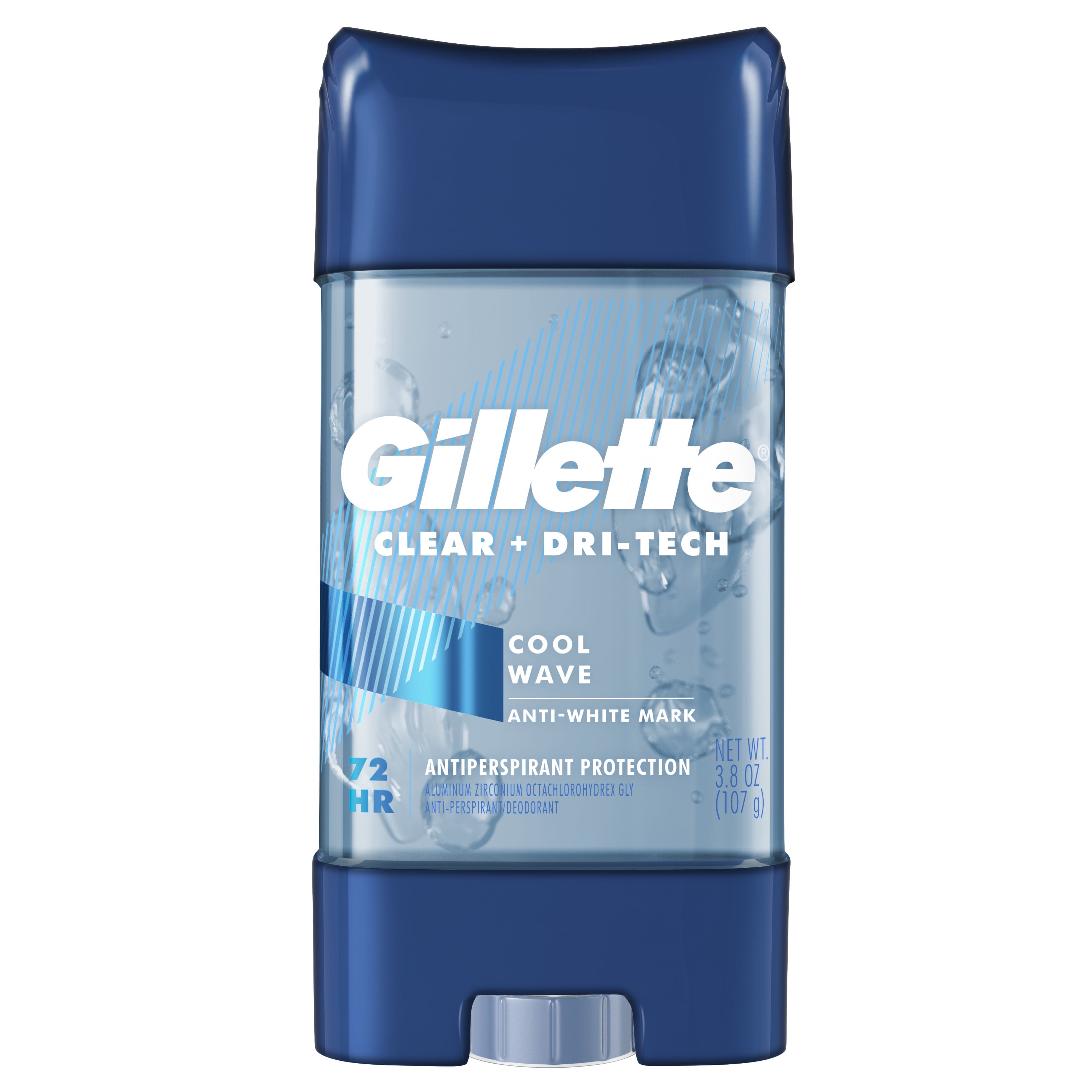 Gillette Antiperspirant and Deodorant for Men, Clear Gel, Cool Wave, 3