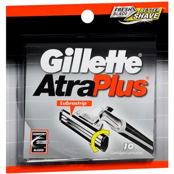 Gillette AtraPlus Cartridges 10 Each
