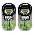 thumbnail image 1 of Gillette Body Razor + 1 Refill Blade Cartridge (Pack of 2), 1 of 1