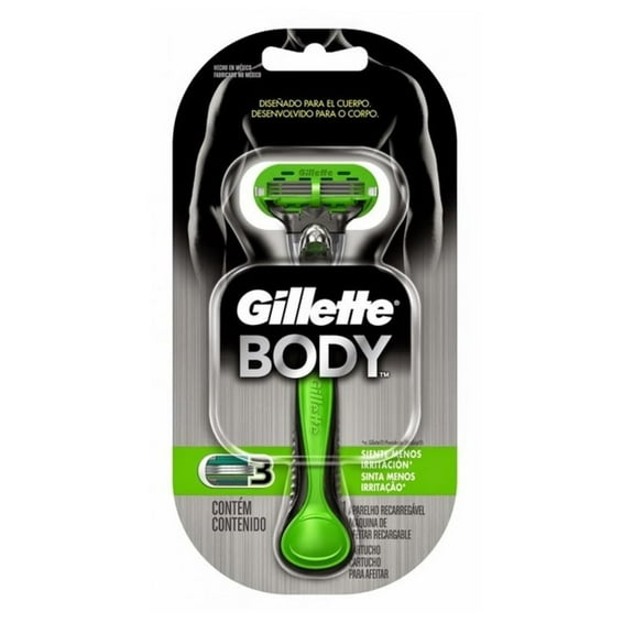 Gillette Body Razor + 1 Refill Blade Cartridge