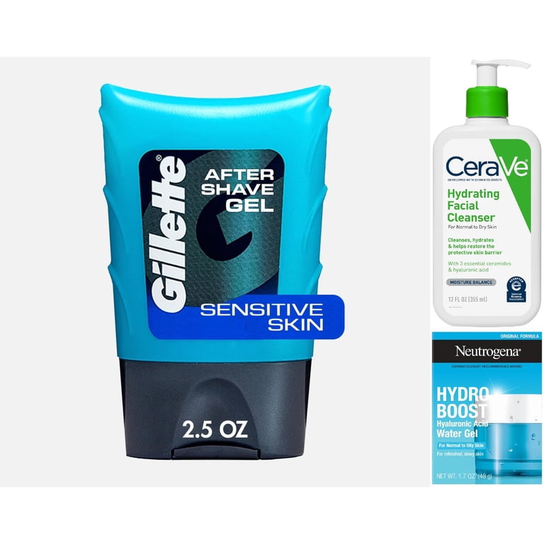 Gillette, CeraVe & Neutrogena Daily Hydration and Post-Shave