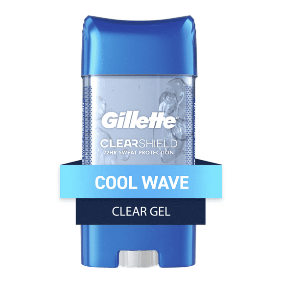 Gillette Cool Wave Clear Gel Men's Antiperspirant and Deodorant 3.8 oz