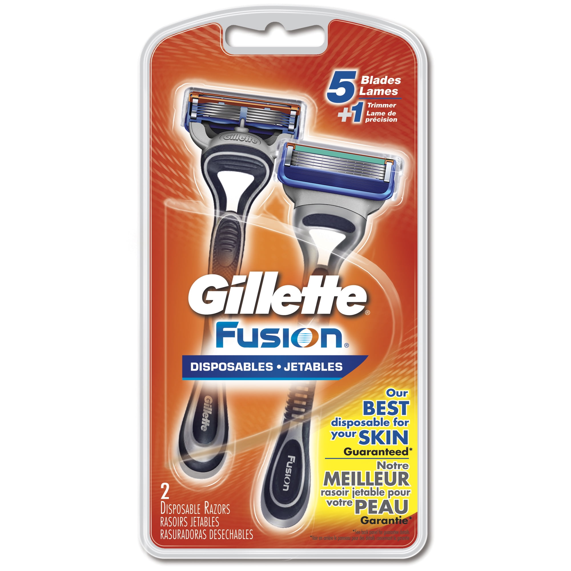 Gillette Fusion Disposable Razor 2 CT Walmart