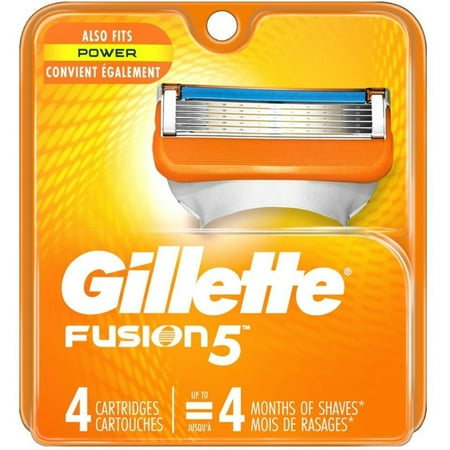 Gillette Fusion5 Razor Blade Cartridges, 4 Ct (1 Pack)