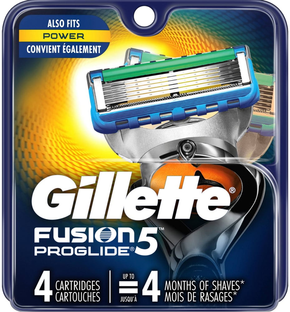I første omgang undgå suffix Gillette Fusion ProGlide Power Cartridges 4 ea - Walmart.com