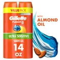 thumbnail image 1 of Gillette Fusion Ultra Sensitive Shave Gel for Men with Aloe Vera, Twin Pack, 14oz, 1 of 11