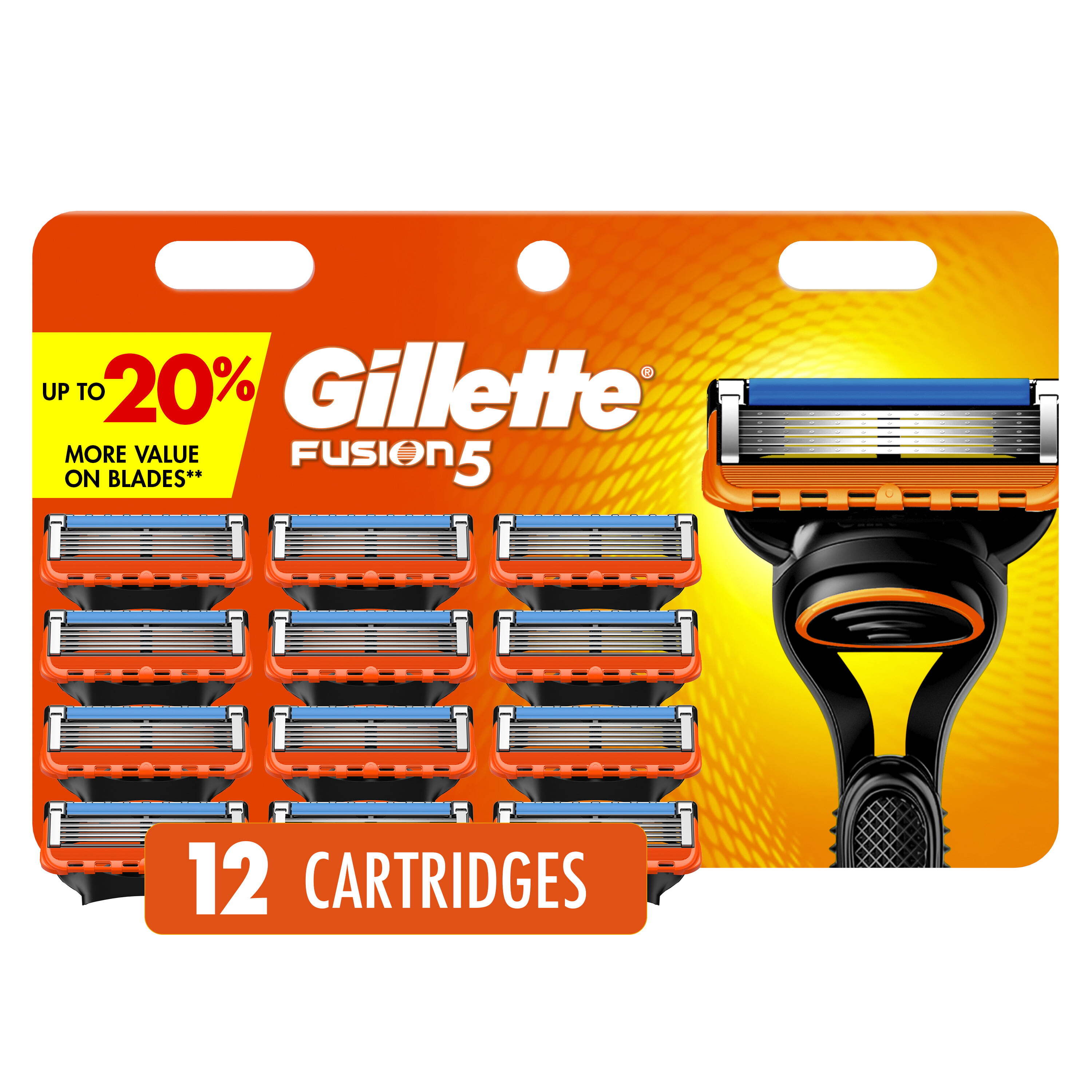 Gillette Fusion5 Men's Razor Blade Refills, 12 Count - image 1 of 12
