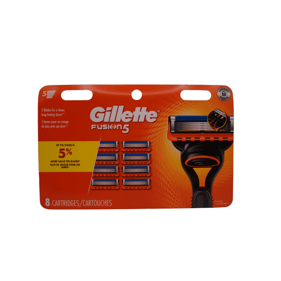 Gillette Fusion5 Men's Razor Blade Refills, 8 Count