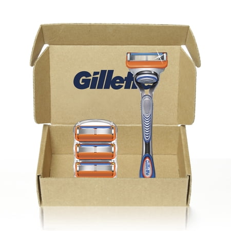 Gillette Fusion5 Men’s Razor Handle + 4 Blade Refills
