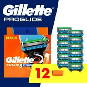 Gillette Fusion5 ProGlide Men's Razor Blades, 12 Blade Refills