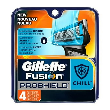 Gillette Fusion5 ProShield Chill Men's Razor Blade Refills - 4ct